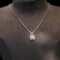 14k Gold 1.32 Ct Natural H Diamond Necklace