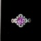 14k Gold 1.72 Ctw Natural Sapphire & Diamond Ring