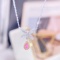 14k Gold 0.27 Ctw Natural Pink Diamond & Diamond Necklace