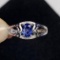 14k Gold 0.64 Ctw Natural Sapphire & Diamond Ring