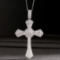 14k Gold 0.78 Ctw Natural H Diamond Necklace
