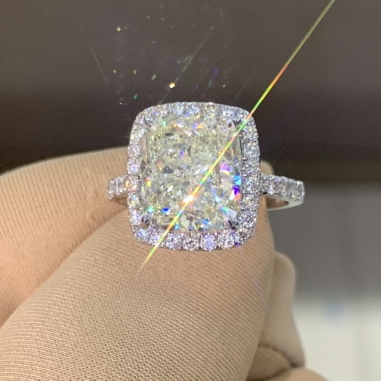 14k Gold 5 Ct Natural H Diamond Ring
