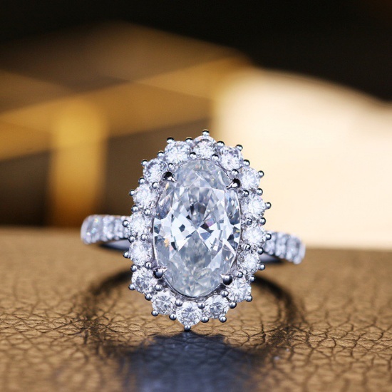 14k Gold 3 Ct Natural G Diamond Ring