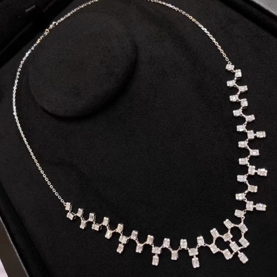 14k Gold 2.02 Ct Natural H Diamond Necklace