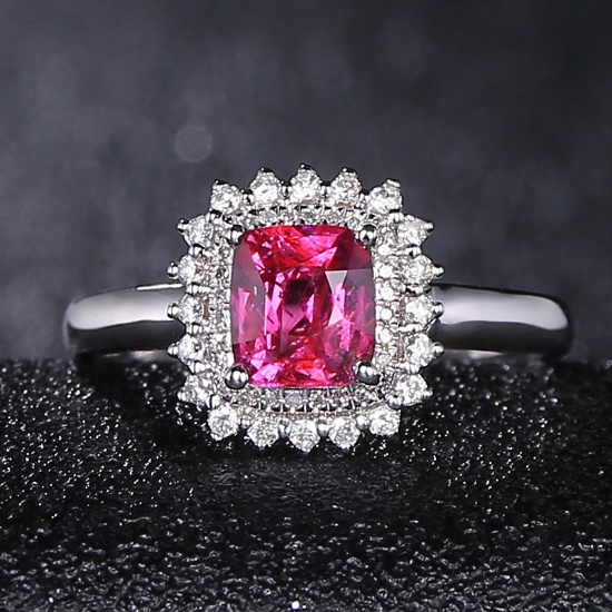 14k Gold 1.17 Ct Natural Sapphire & Diamond Ring