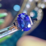 14k Gold 2.52 Ct Natural Tanzanite & Diamond Ring