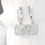 14k Gold 0.80 Ctw Natural H Diamond Earrings