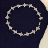 14k Gold 2.8 Ct Natural H Diamond Bracelet