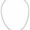 14k Gold 2 Ct Natural H Diamond Necklace