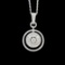 14k Gold 0 Ct Natural H Diamond Pendant