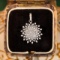 14k Gold 0.6 Ct Natural H Diamond Pendant