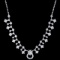 14k Gold 1.22 Ct Natural H Diamond Necklace