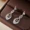 14k Gold 1 Ct Natural Color Diamond Earrings