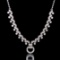 14k Gold 0.72 Ct Natural H Diamond Necklace