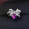 14k Gold 1.54 Ctw Natural Sapphire & Diamond Ring