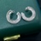 14k Gold 3.19 Ctw Natural H Diamond Earrings