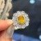 14k Gold 2.00 Ct Natural Sapphire & Diamond & Sapphire Ring/pendant