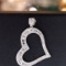 14k Gold 0.65 Ct Natural H Diamond Pendant