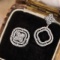 14k Gold 1 Ct Natural H Diamond Earrings