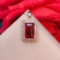 14k Gold 2.98 Ctw Natural Tourmaline & Diamond Pendant