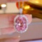 14k Gold 7.24 Ctw Natural Morganite & Diamond Pendant