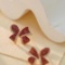 14k Gold 1.82 Ctw Natural Ruby & Diamond Earrings