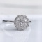 14k Gold 0.50 Ct Natural H Diamond Ring