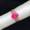 14k Gold 1.8 Ct Natural Tourmaline & Diamond Ring