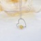 14k Gold 0.15 Ctw Natural Yellow Diamond & Yellow Diamond Necklace