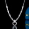 14k Gold 0.49 Ct Natural H Diamond Necklace