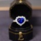14k Gold 2.41 Ctw Natural Sapphire & Diamond Ring/pendant