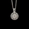14k Gold 0.79 Ctw Natural H Diamond Necklace