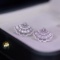 14k Gold 0.49 Ct Natural H Diamond Earrings