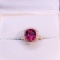 14k Gold 3.76 Ctw Natural Tourmaline & Diamond Ring