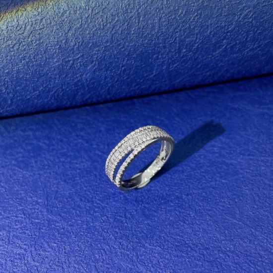 14k Gold 0.46 Ctw Natural H Diamond Ring