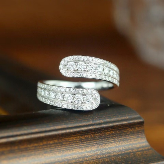 14k Gold 0.60 Ct Natural H Diamond Ring