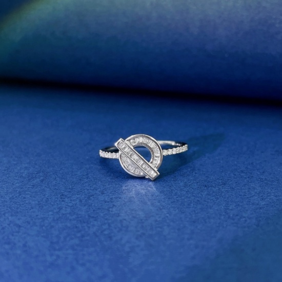 14k Gold 0.28 Ctw Natural H Diamond Ring