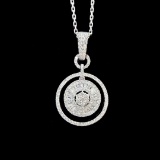 14k Gold 0 Ct Natural H Diamond Pendant