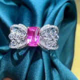 14k Gold 1.71 Ct Natural Sapphire & Diamond Ring