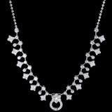 14k Gold 1.22 Ct Natural H Diamond Necklace