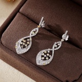 14k Gold 1 Ct Natural Color Diamond Earrings