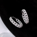 14k Gold 1.70 Ct Natural H Diamond Earrings