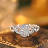 14k Gold 0.4 Ct Natural H Diamond Ring