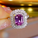 14k Gold 2.55 Ctw Natural Sapphire & Diamond Ring