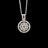 14k Gold 0.79 Ctw Natural H Diamond Necklace