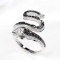 14k Gold 0.53 Ct Natural Black Diamond & Diamond & Art Deco Ring