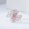14k Gold 1.10 Ctw Natural Pink Diamond & Diamond & Cocktail Ring