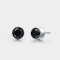 14k Gold 1.00 Ct Natural Black Diamond Earrings