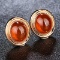 14k Gold 5.15 Ct Natural Spessartine Earrings