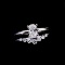 Gia Certified 14k Gold 0.50 Ct Natural F Vs2 Oval Diamond & Solitaire Ring